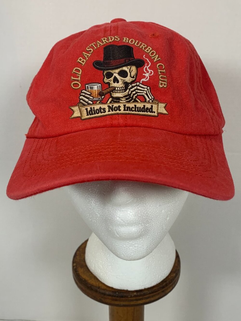 Old Bastards Bourbon Club Adjustable Unisex Baseball Cap Hat
